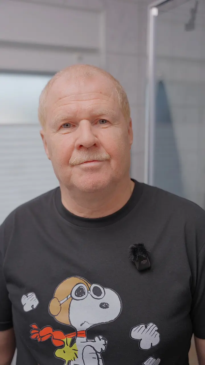 Günther Schneider über den Umbau mit Profi-Dusch