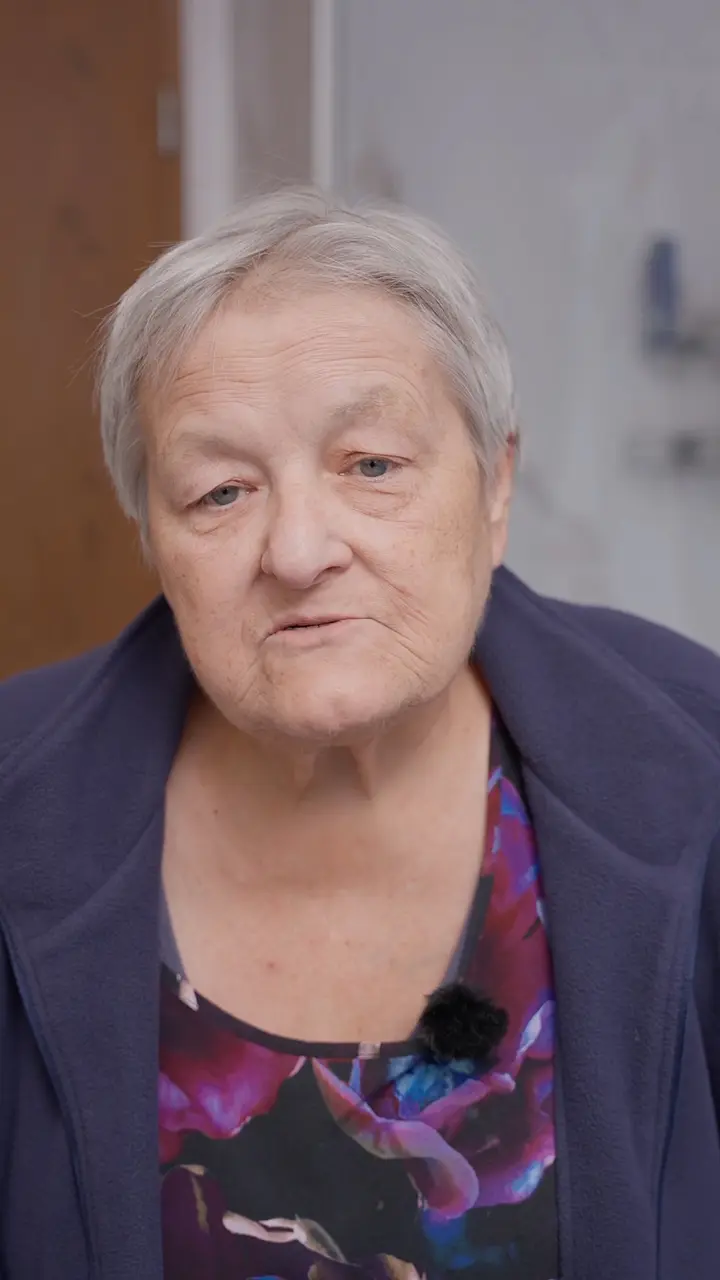 Anneliese Joas über den Umbau mit Profi-Dusch